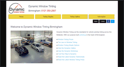 Desktop Screenshot of dynamictinting.co.uk
